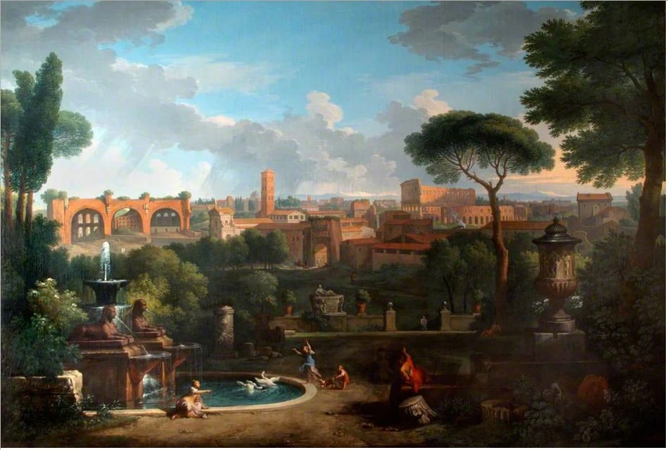 Veduta di Roma dal Palazzo Baberini
